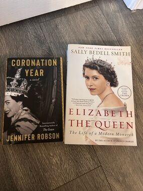 Elizabeth The Queen & Coronation Year - Pair of Paperback Books